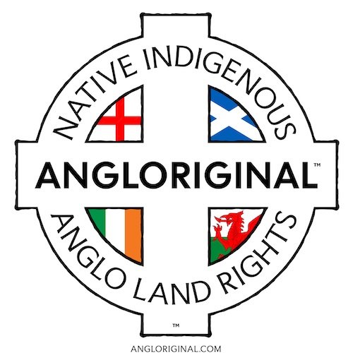 ANGLORIGINAL™ 4 Nations - (Black) NATIVE INDIGENOUS ANGLO LAND RIGHTS.