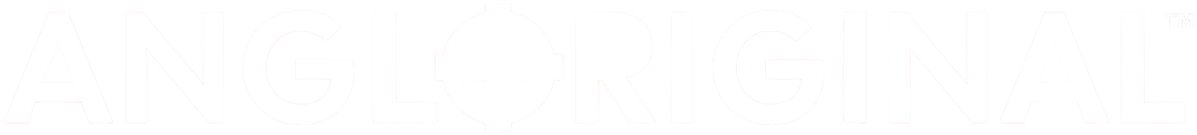 Angloriginal™ Impact Logo (White).