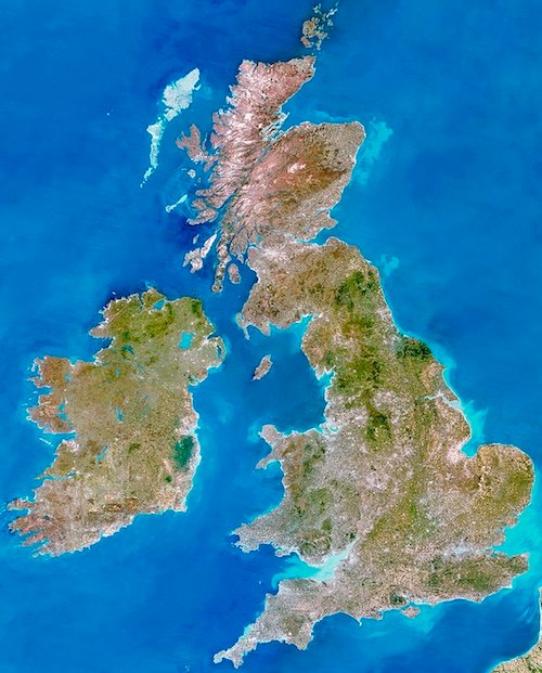 The Anglo Isles satellite image.